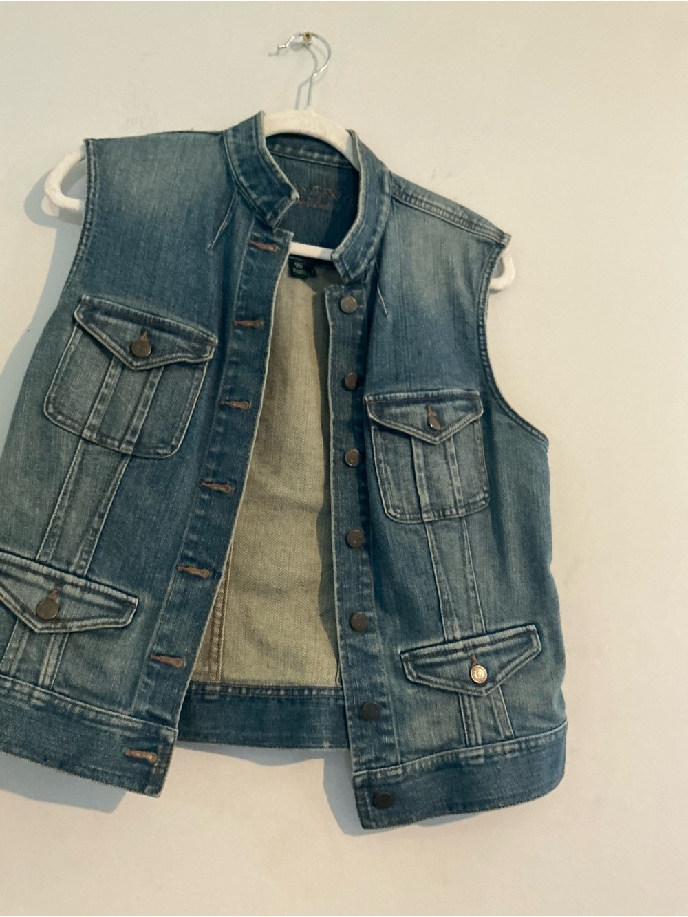 Ralph Lauren Women's Blue Denim Vest
